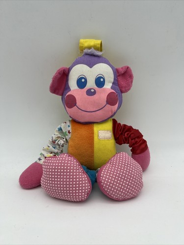 Peluche doudou grelot - , singe