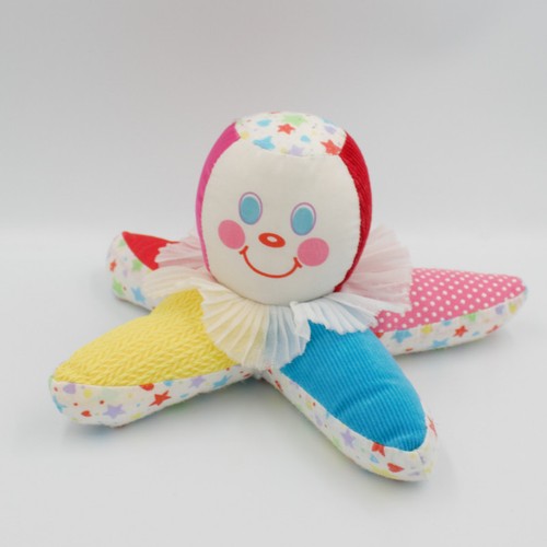 Ancien doudou peluche clown - ancien,